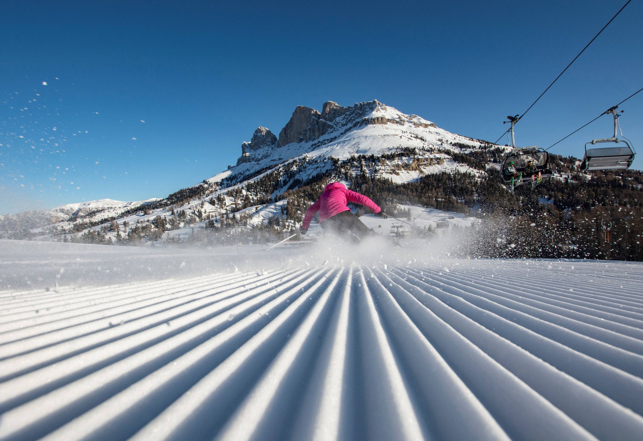 Skifahren Carezza Dolomites