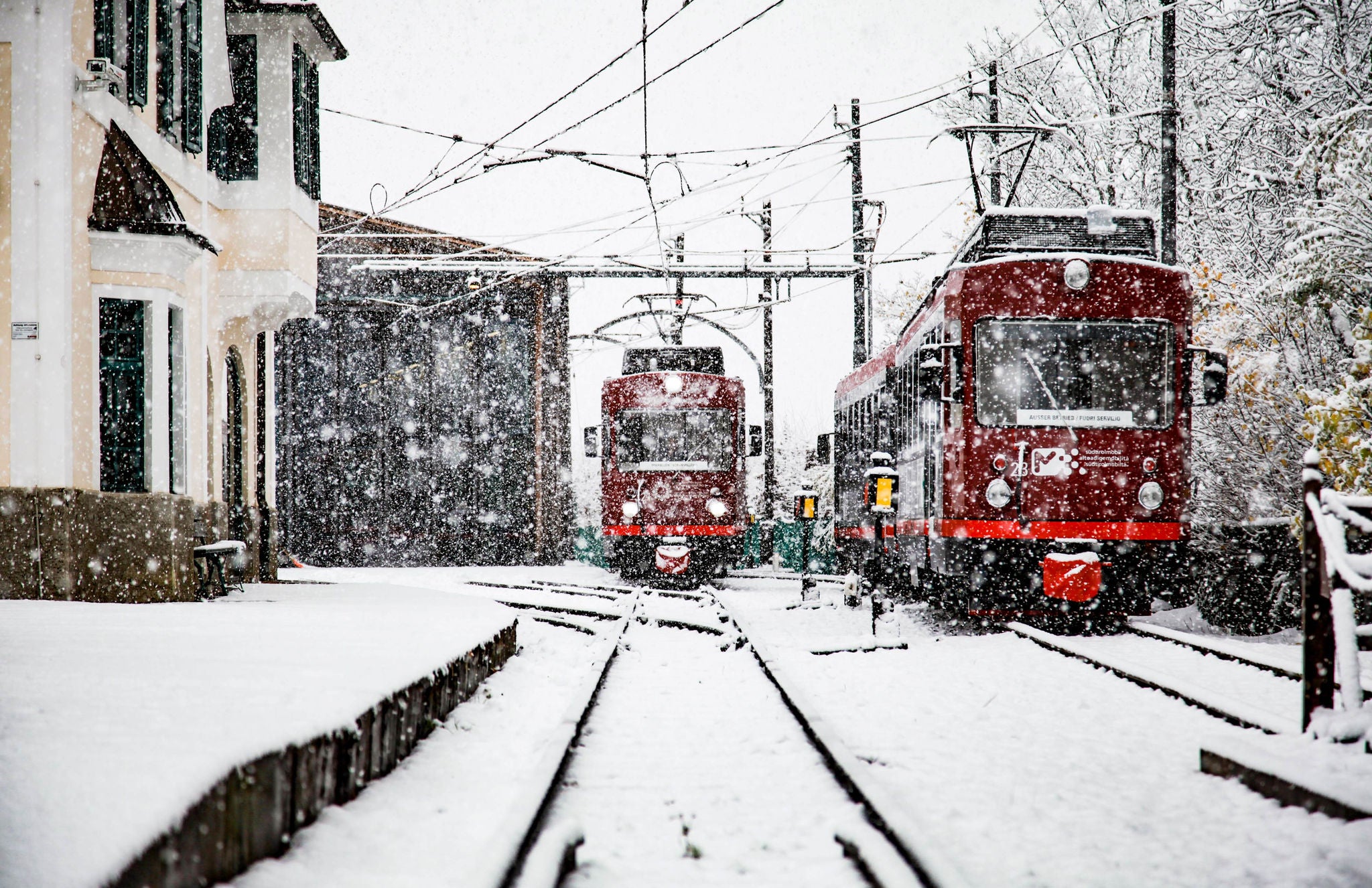 Rittner Bahn im Winter