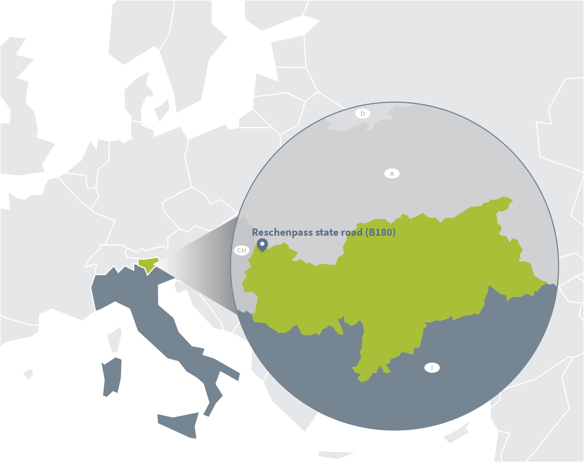 Vinschgau/Val Venosta Map