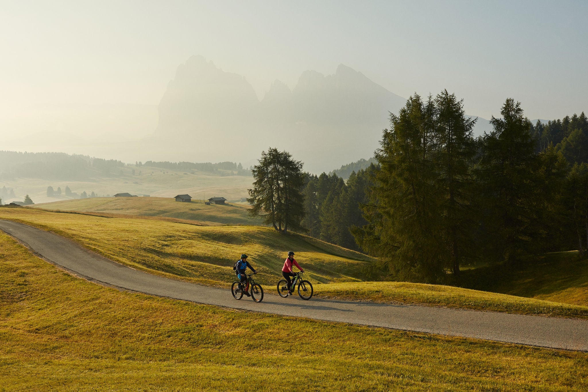 E-Bikes auf der Seiser Alm