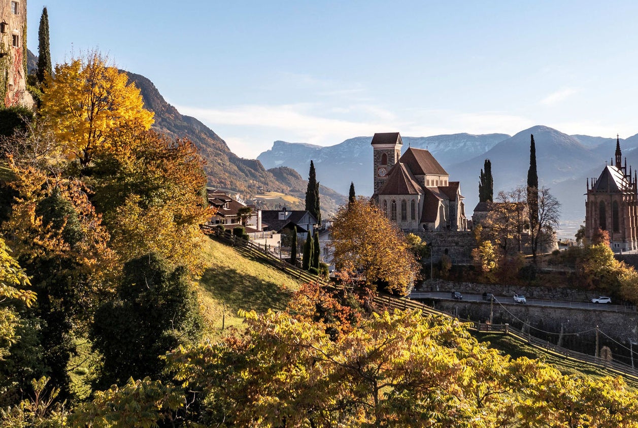 Schenna in Meran und Umgebung im Herbst