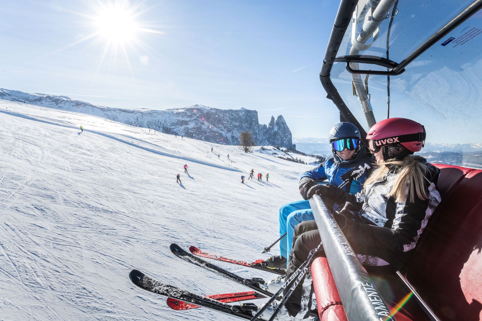 Aufstiegsanlagen auf der Seiser Alm