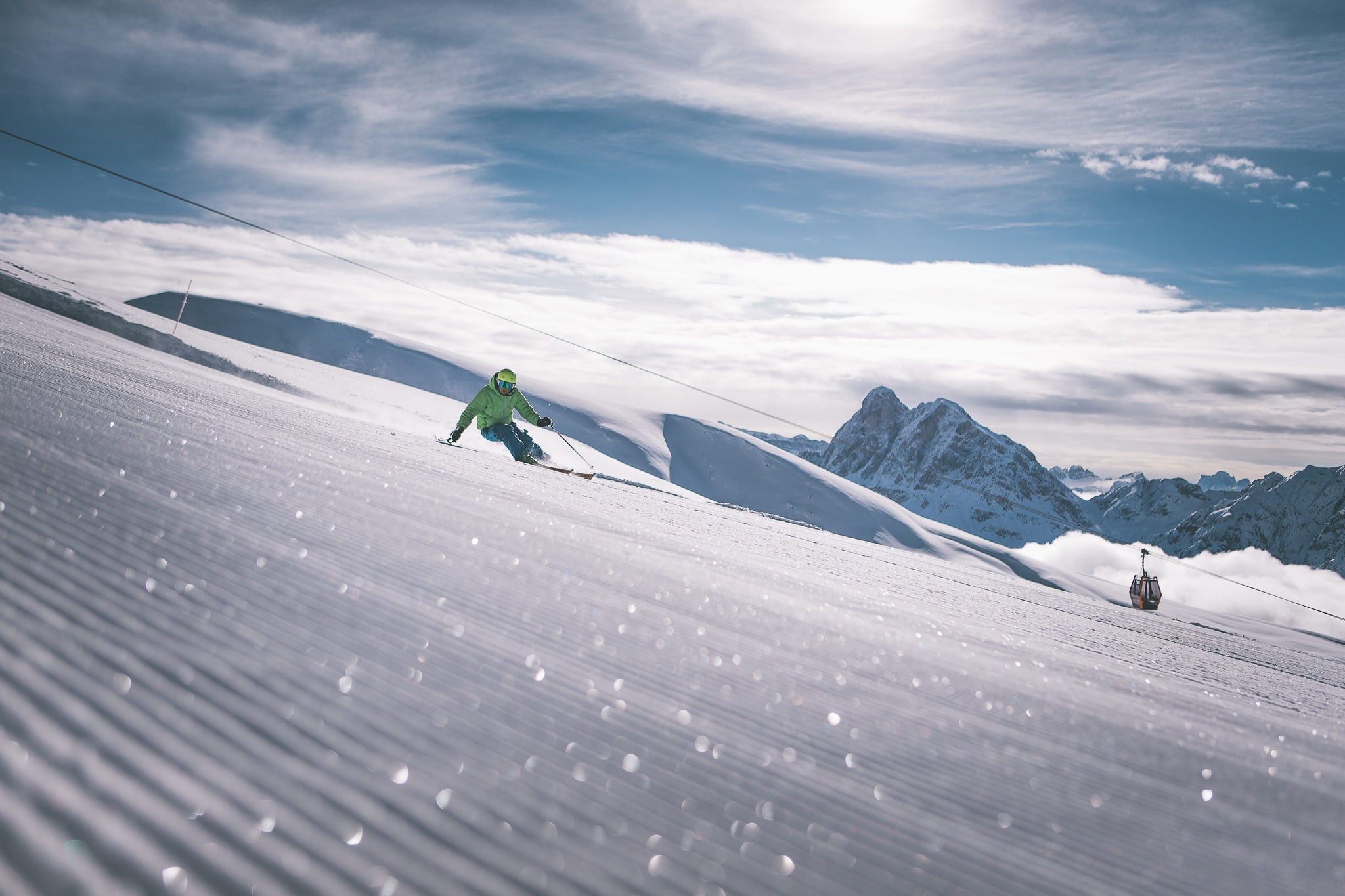 Skifahren Skigebiet Plose