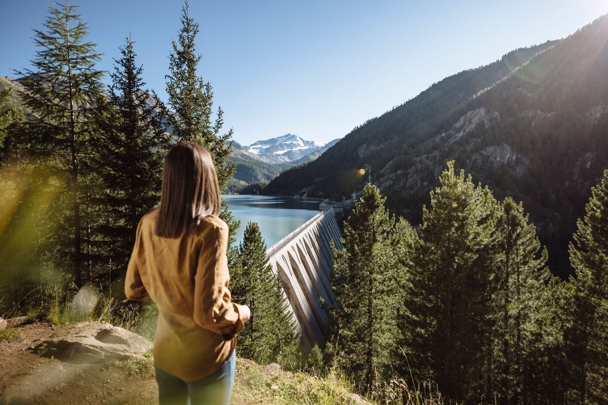 Keyvisual Sustainability Days 2022, Stausee Zufritt, Lago di Gioveretto MIT Model