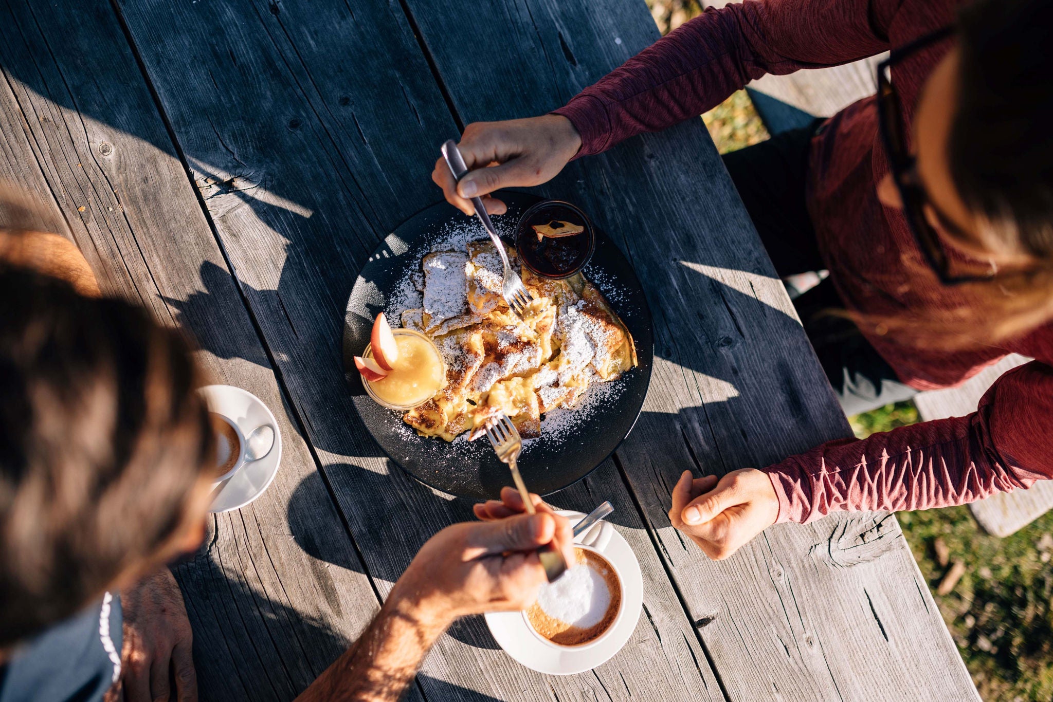 Kaiserschmarrn nach einer Wanderung im Passeiertal