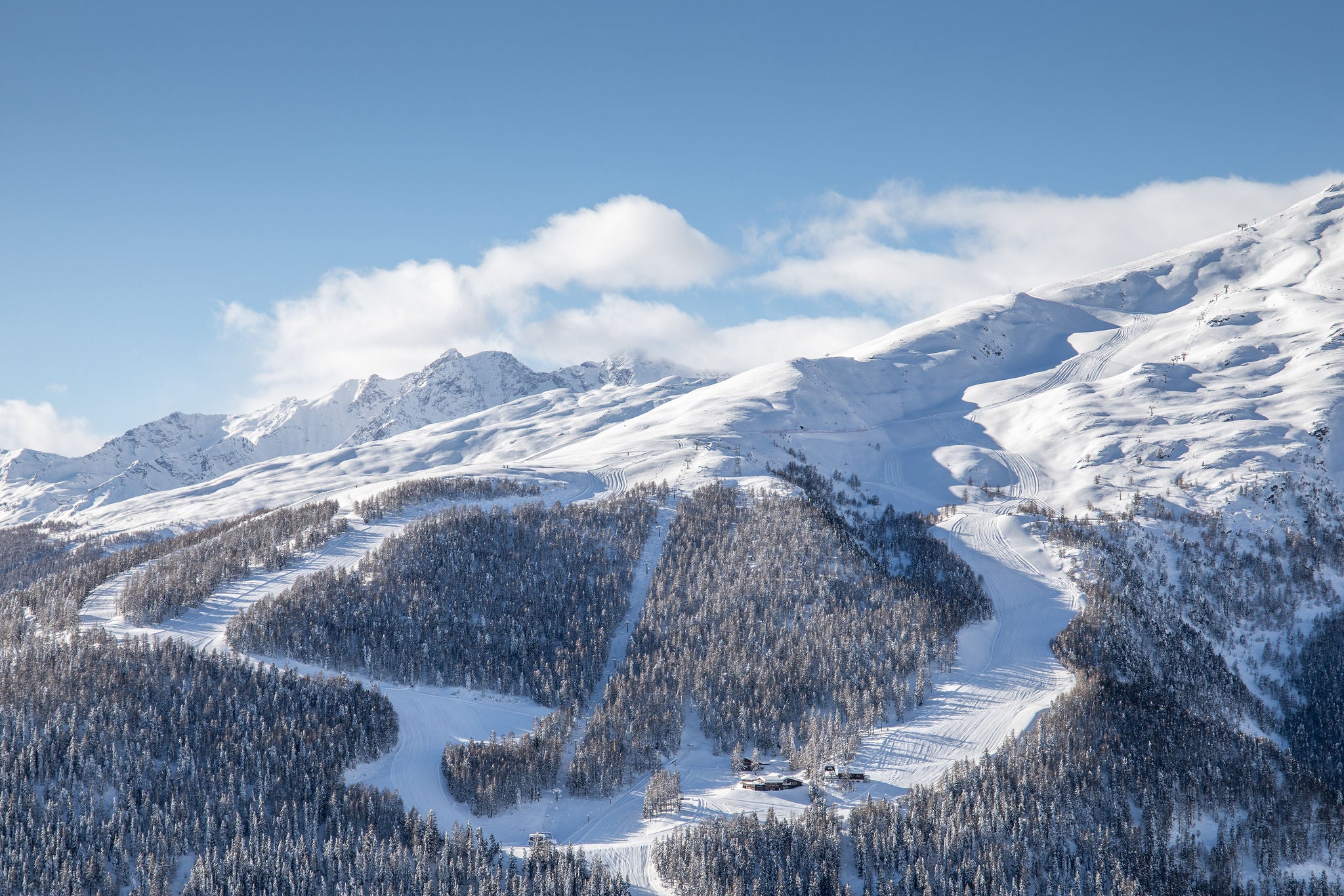 Pistenpanorama Schwemmalm im Ultental