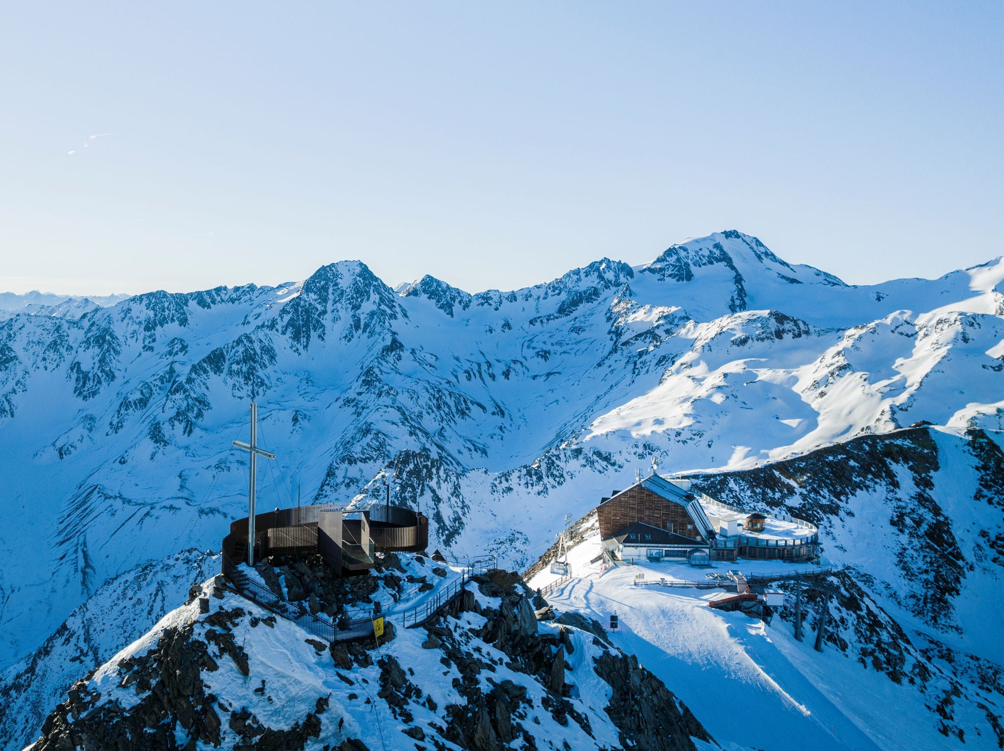 Grawand - Aussichtsplattform Iceman Ötzi Peak auf 3.521 m Höhe