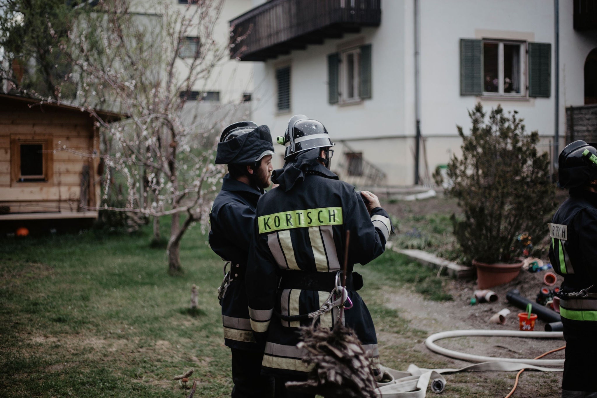 Intervention des pompiers