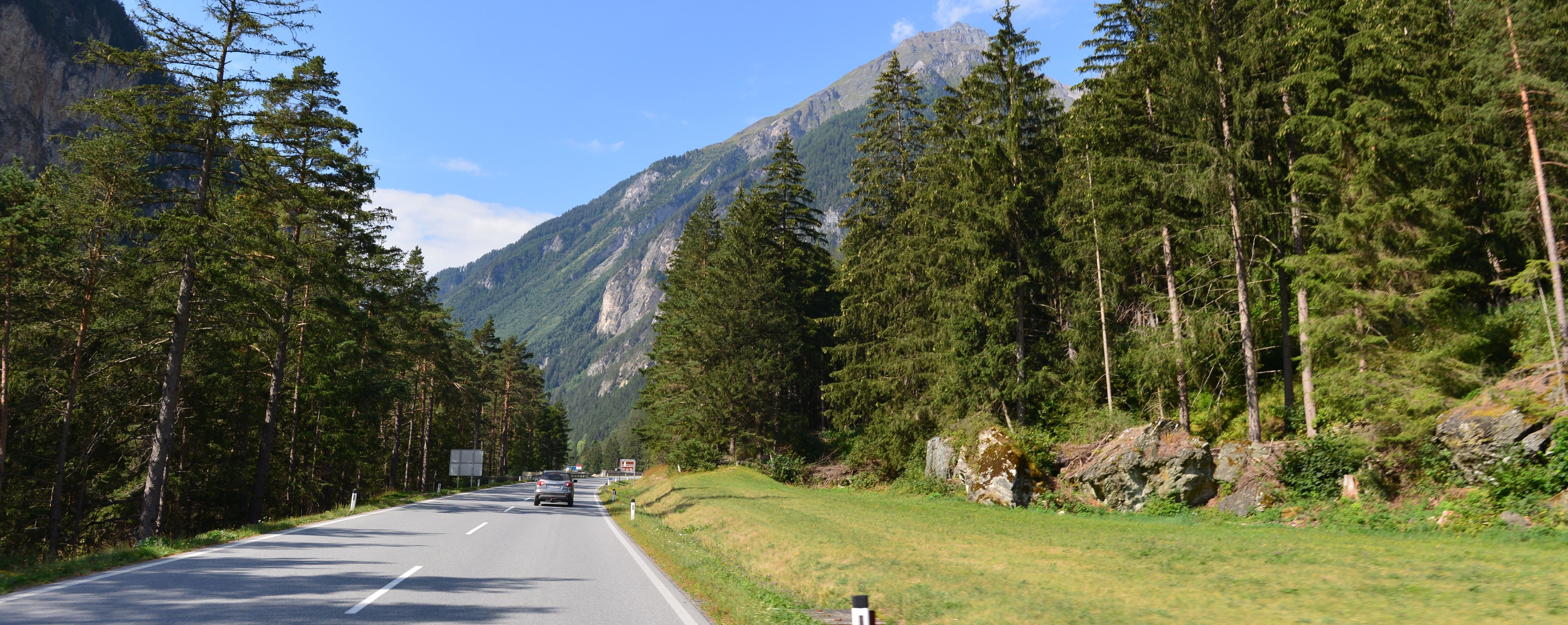 Silnice Reschenpass / Passo Resia