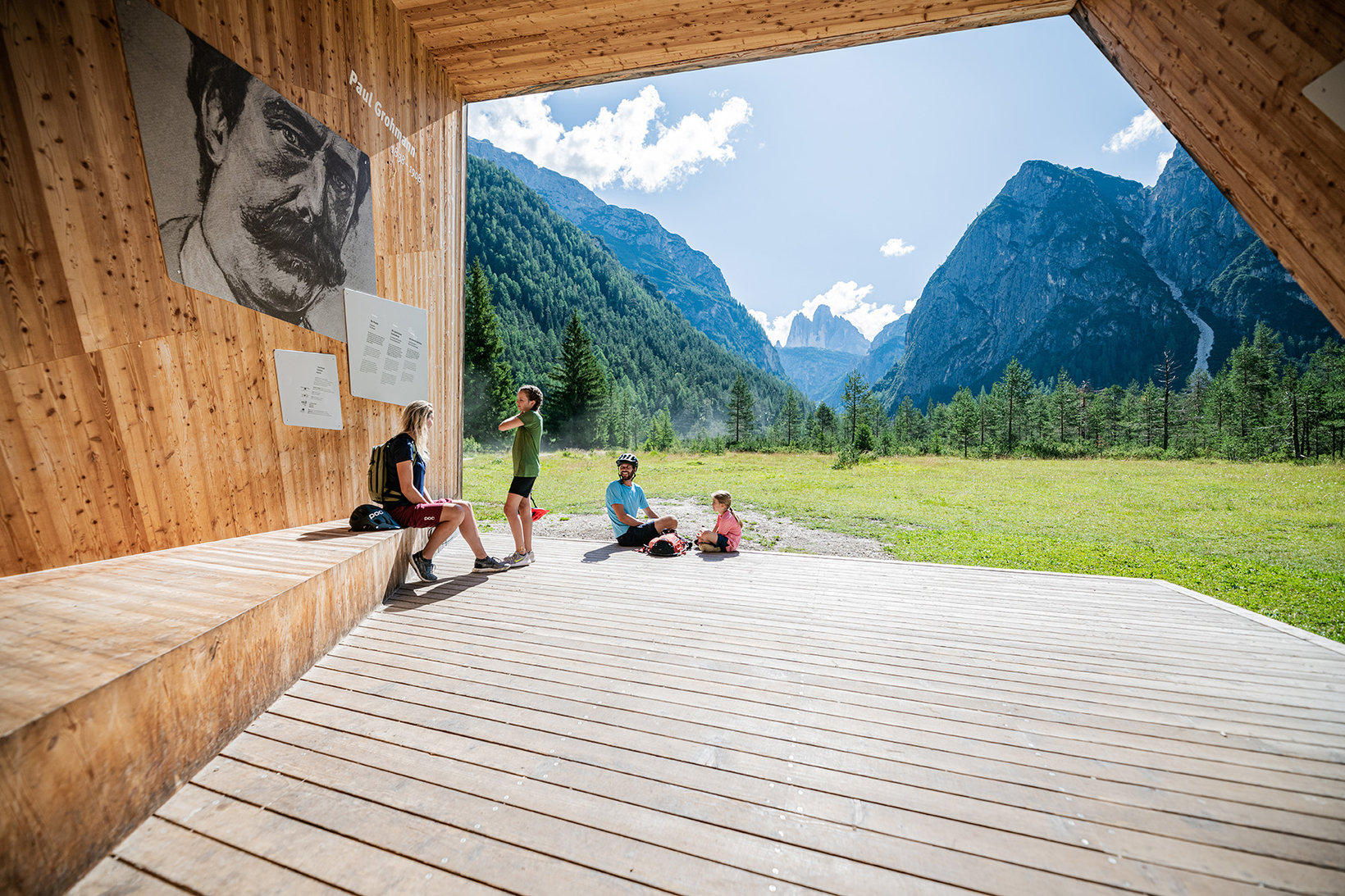 Höhlensteintal mit Blick auf die 3 Zinnen