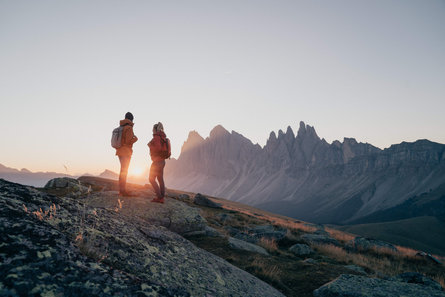 Visione aerea delle vette dolomitiche