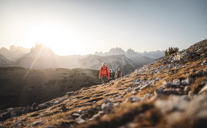 Herbst in der Dolomitenregion Drei Zinnen