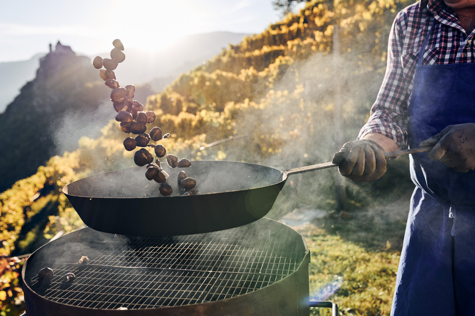 Roasting chestnuts