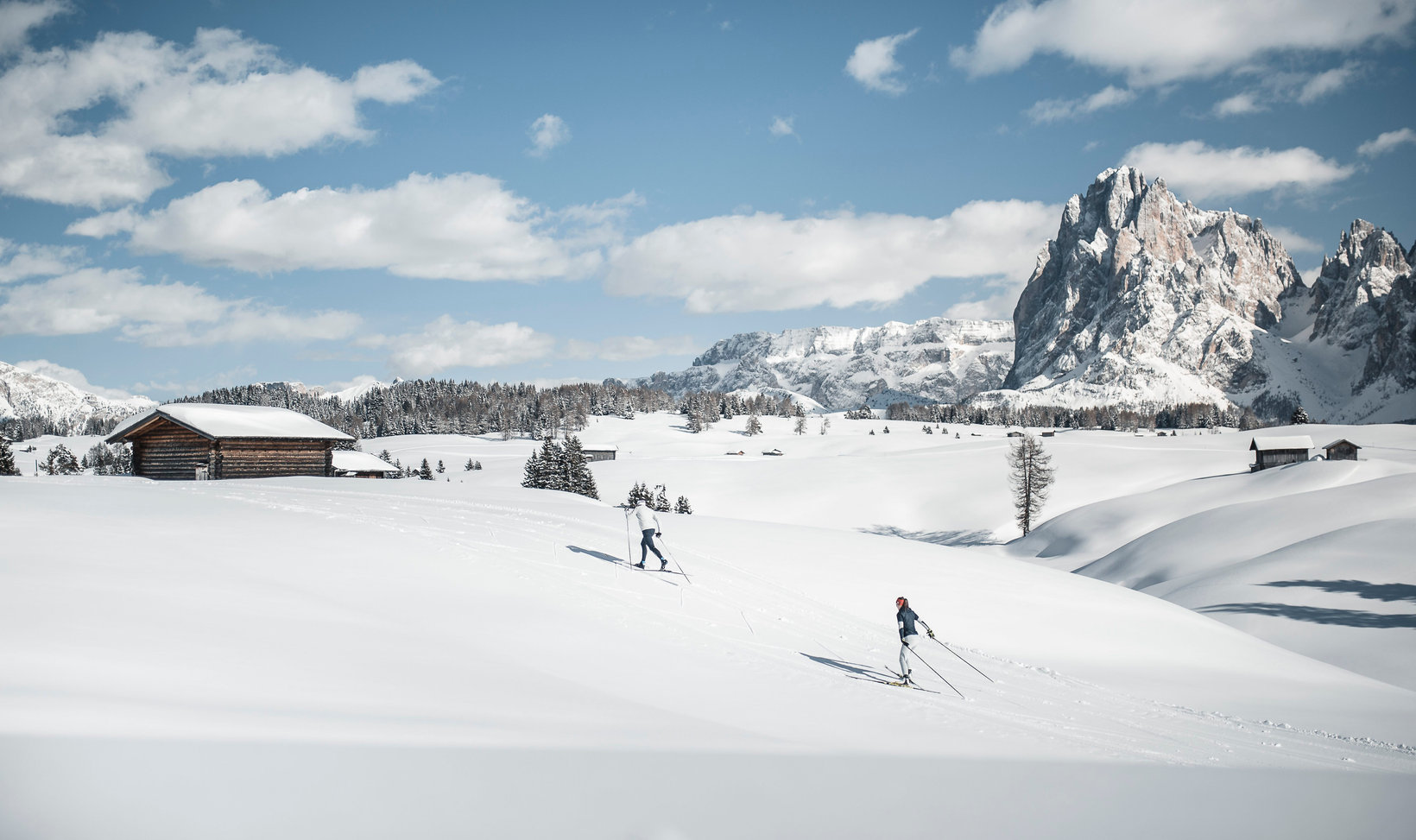 Langlaufen auf der Seiser Alm