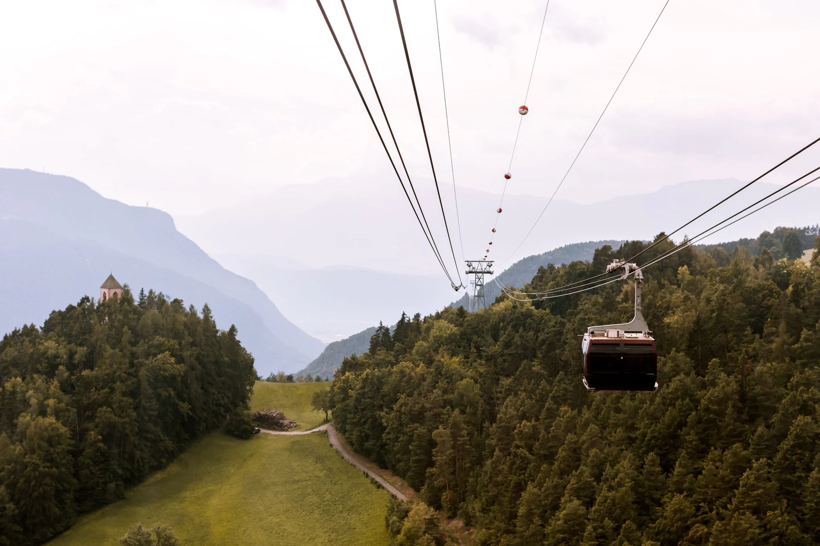 Die Seilbahn auf den Ritten