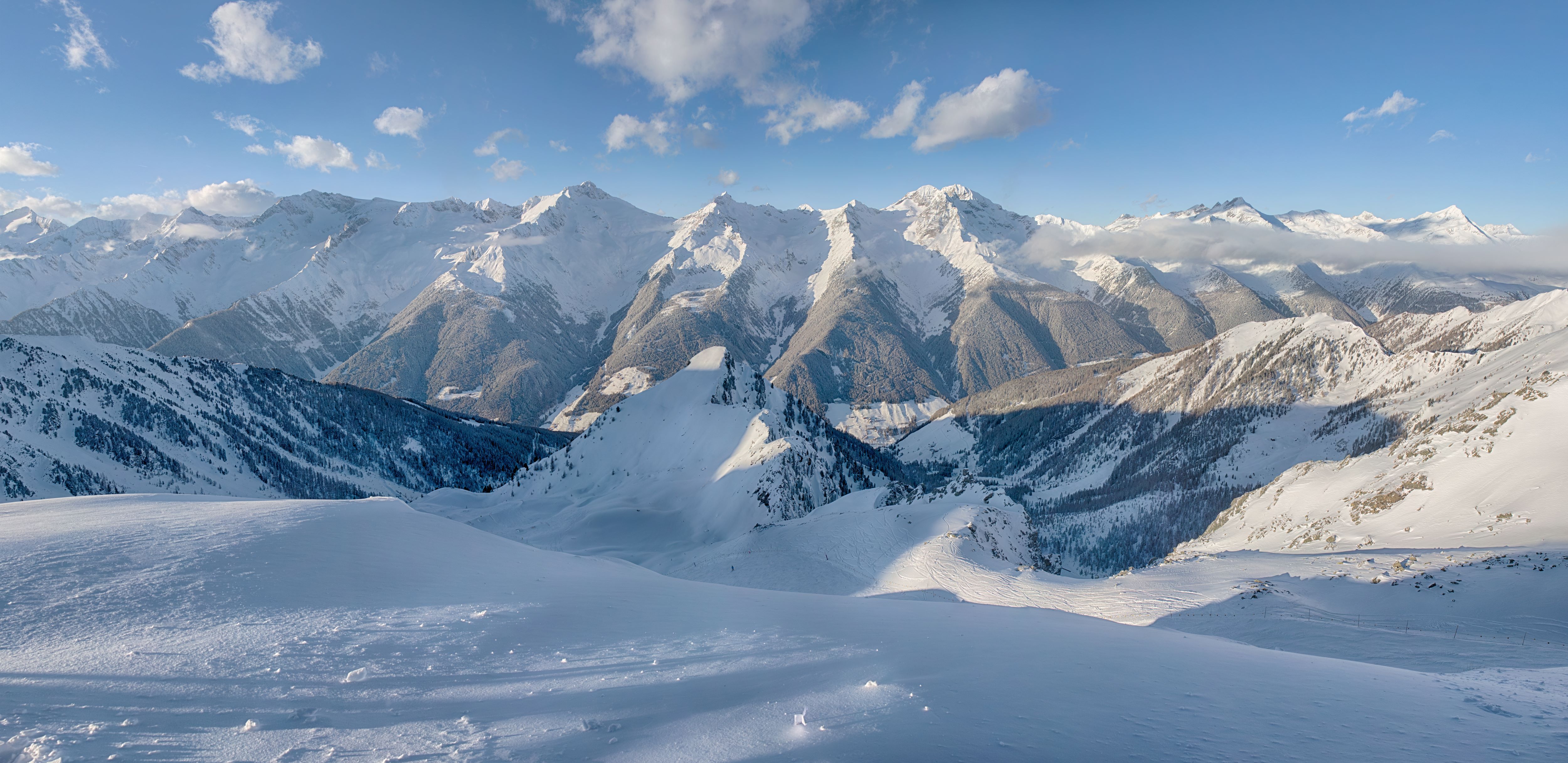 Randonnées hivernales dans la vallée Ahrntal