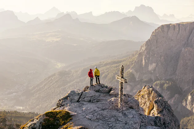 Blick auf die Dolomiten