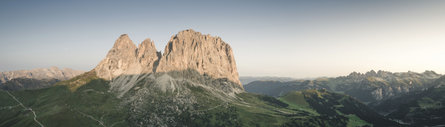 View onto the Seiser Alm high plateau.