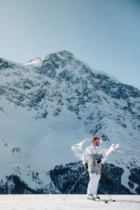 Skiing in the Ortler Skiarena