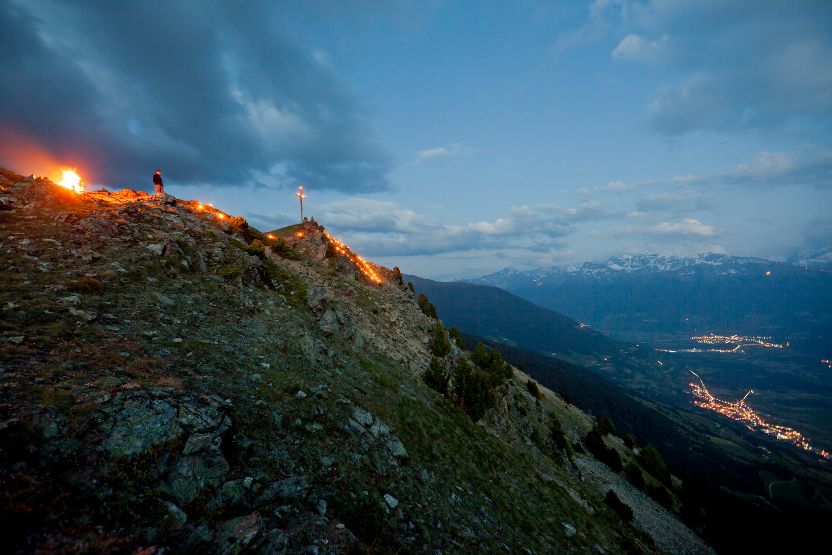 Herz Jesu Feuer im Vinschgau