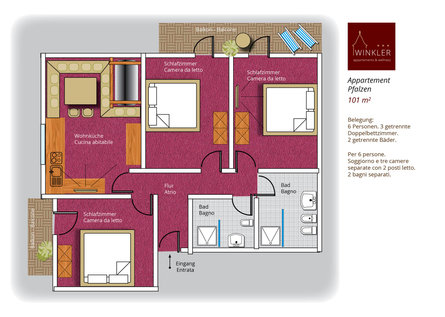 Appartement Winkler Pfalzen/Falzes 5 suedtirol.info