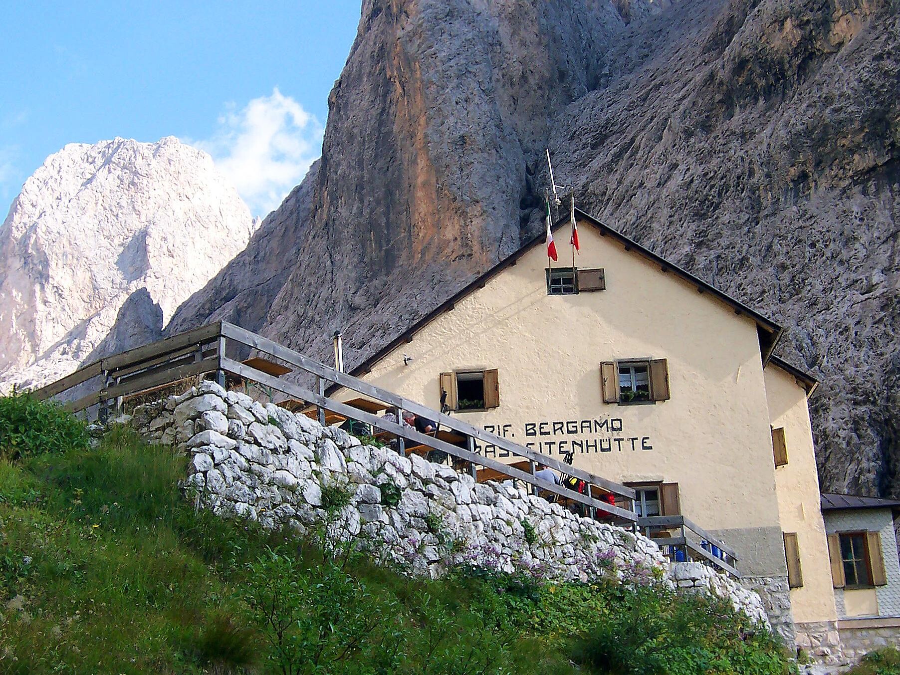 Rifugio Bergamo/Grasleitenhütte Tiers am Rosengarten/Tires al Catinaccio 1 suedtirol.info