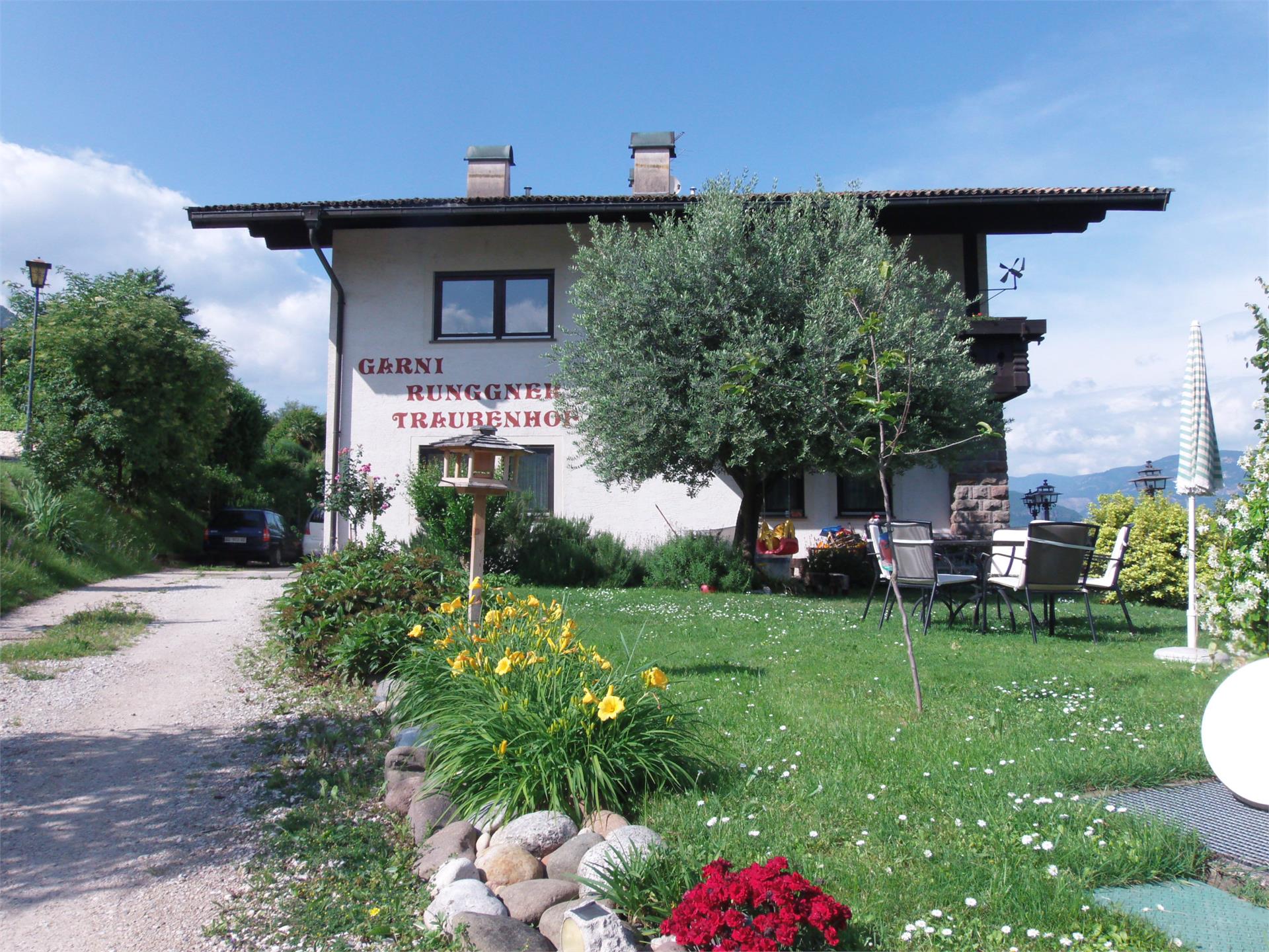 Garni Runggner Traubenhof Tramin an der Weinstraße/Termeno sulla Strada del Vino 1 suedtirol.info