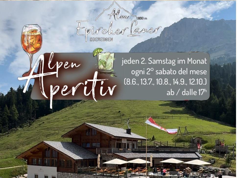 Aperitivo alpino presso la malga Epircher Laner Nova Ponente 2 suedtirol.info