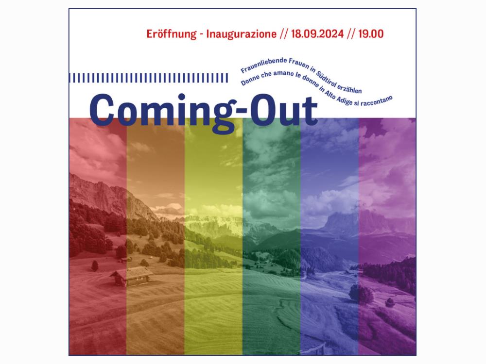 Exhibition: Coming-Out - Women loving women in South Tyrol tell their stories Meran/Merano 1 suedtirol.info