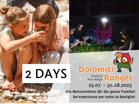 Dolomiti Ranger 2 Days package (Tuesday and Wednesday) Toblach/Dobbiaco 2 suedtirol.info