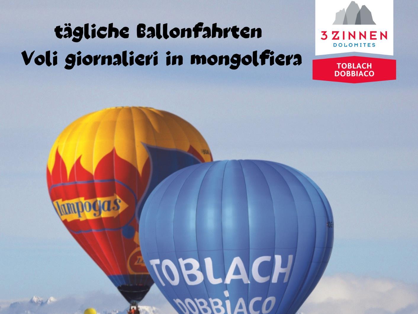 Dolomiti Balloonweek: voli giornalieri in mongolfiera Dobbiaco 1 suedtirol.info