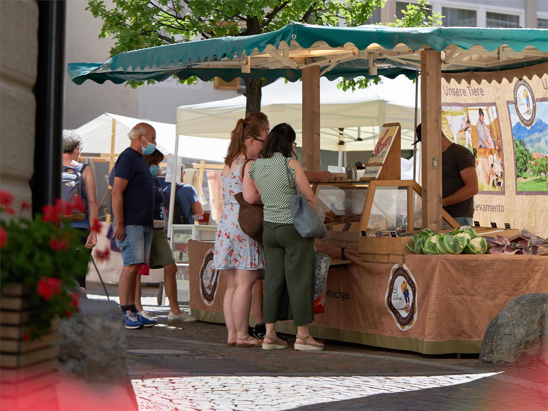 Ogni mercoledì mercato settimanale a Malles Malles 3 suedtirol.info