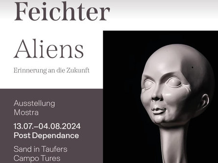 Kunstausstellung "Im Rampenlicht" - "Aliens" Sand in Taufers 2 suedtirol.info