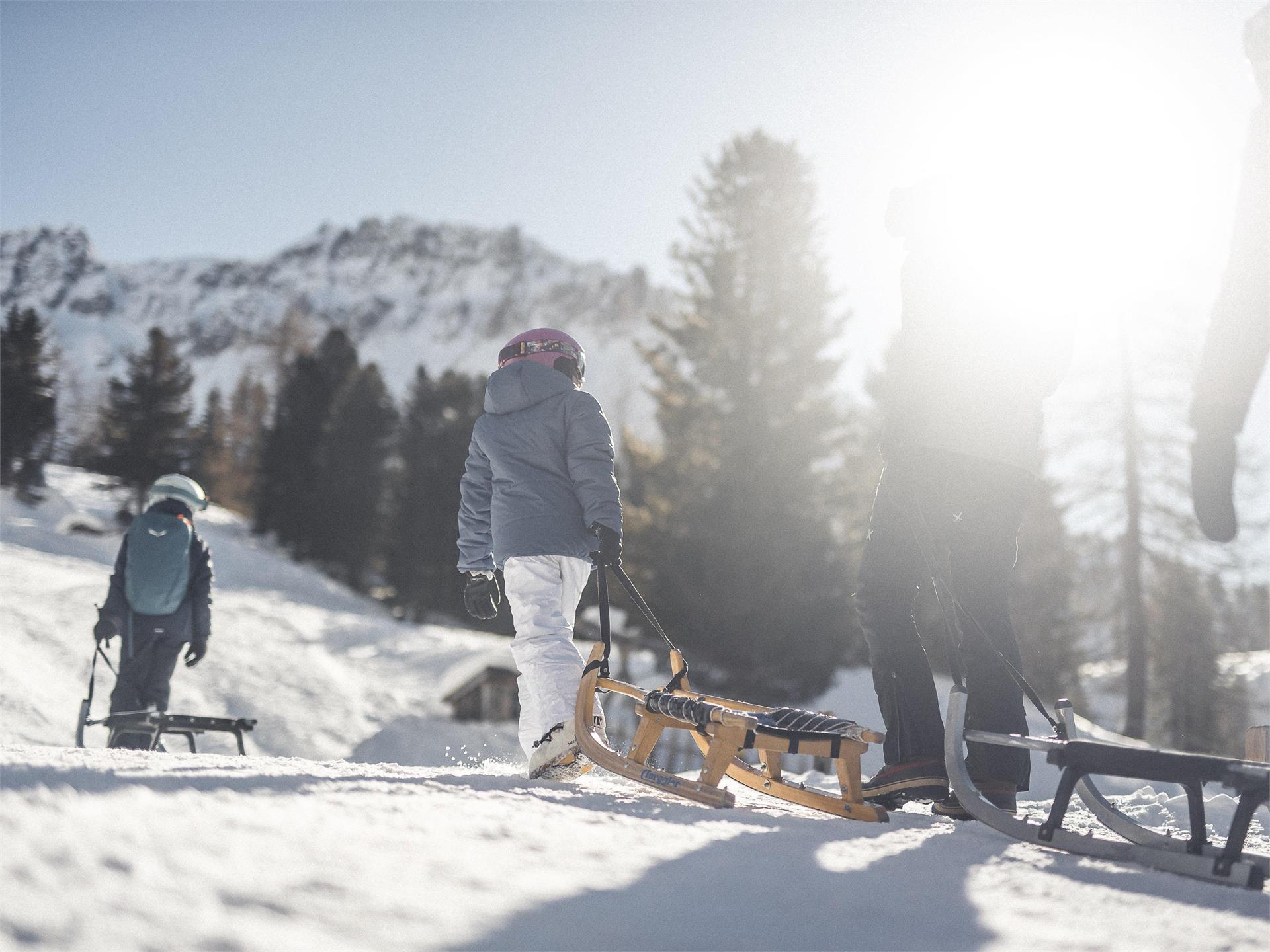 Rodelkurs mit dem Weltmeister Patrick Lambacher Villnöss 2 suedtirol.info