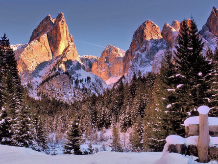 Snowshoeing into the wilderness of the Tschamin Valley Tiers am Rosengarten/Tires al Catinaccio 1 suedtirol.info