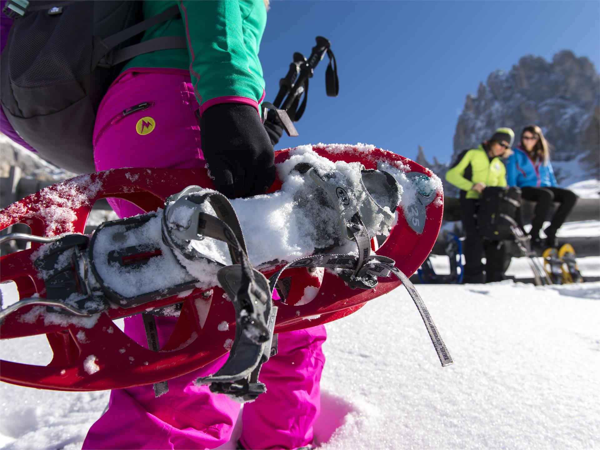 Snowshoe Hike from Frommeralm to Jocherhof Tiers am Rosengarten/Tires al Catinaccio 1 suedtirol.info