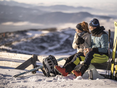 Conoscere lo sci d'alpinismo al Corno del Renon Renon 2 suedtirol.info