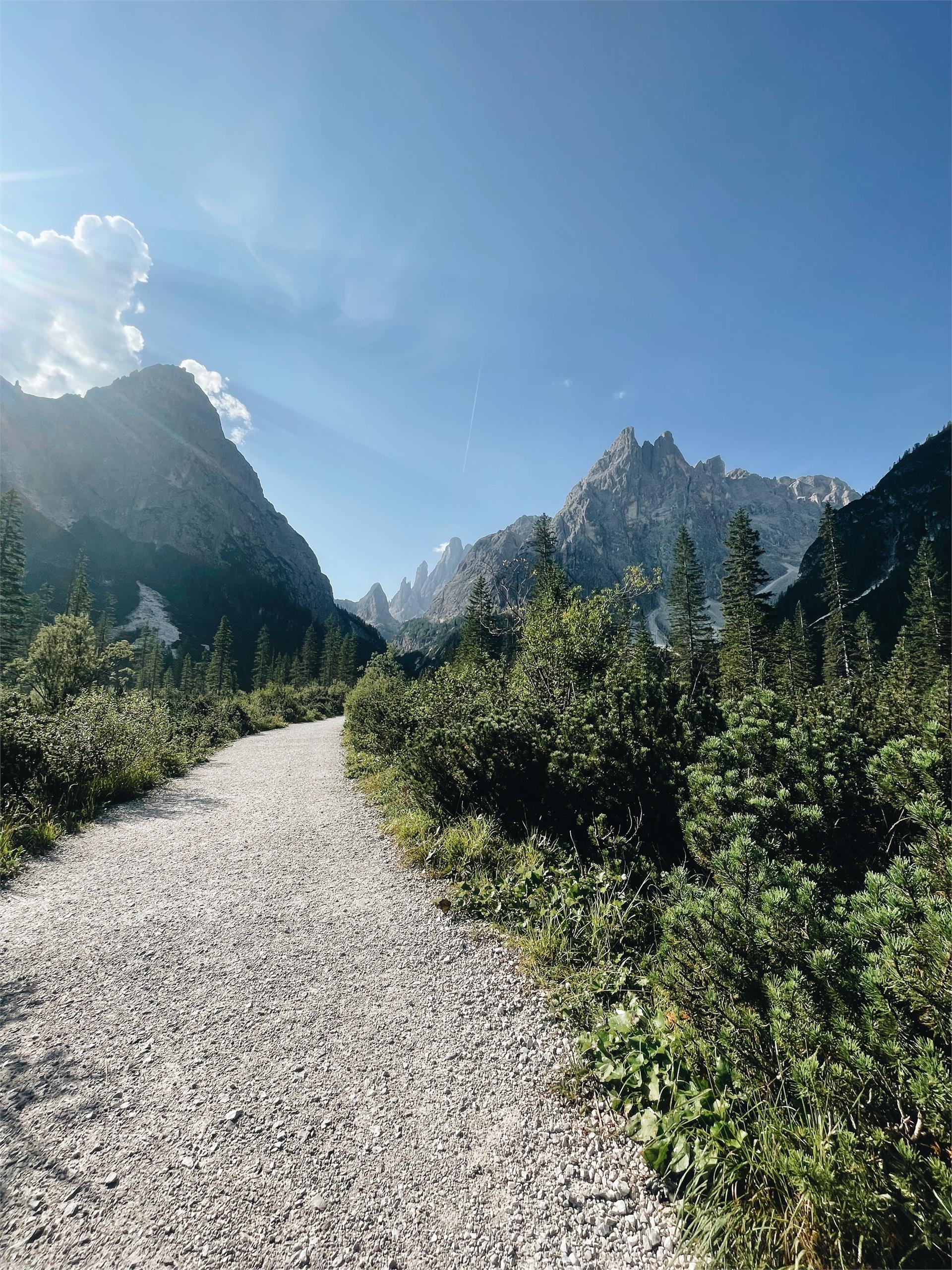 Familienwanderung zur Talschlusshütte im Fischleintal Sexten 2 suedtirol.info