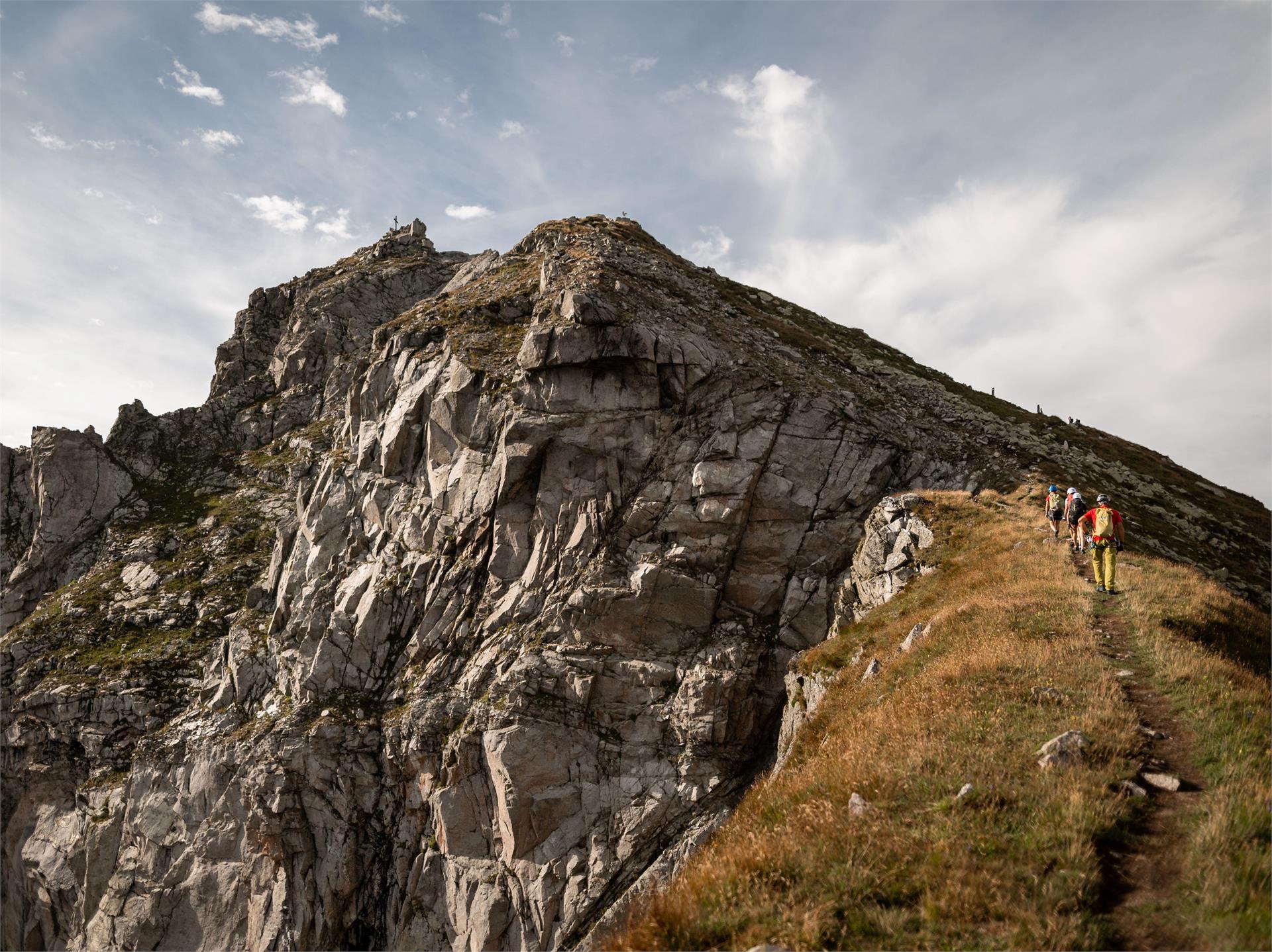 Heini Holzer Klettersteig Ifinger - Zustieg über die Taser Alm Schenna 7 suedtirol.info