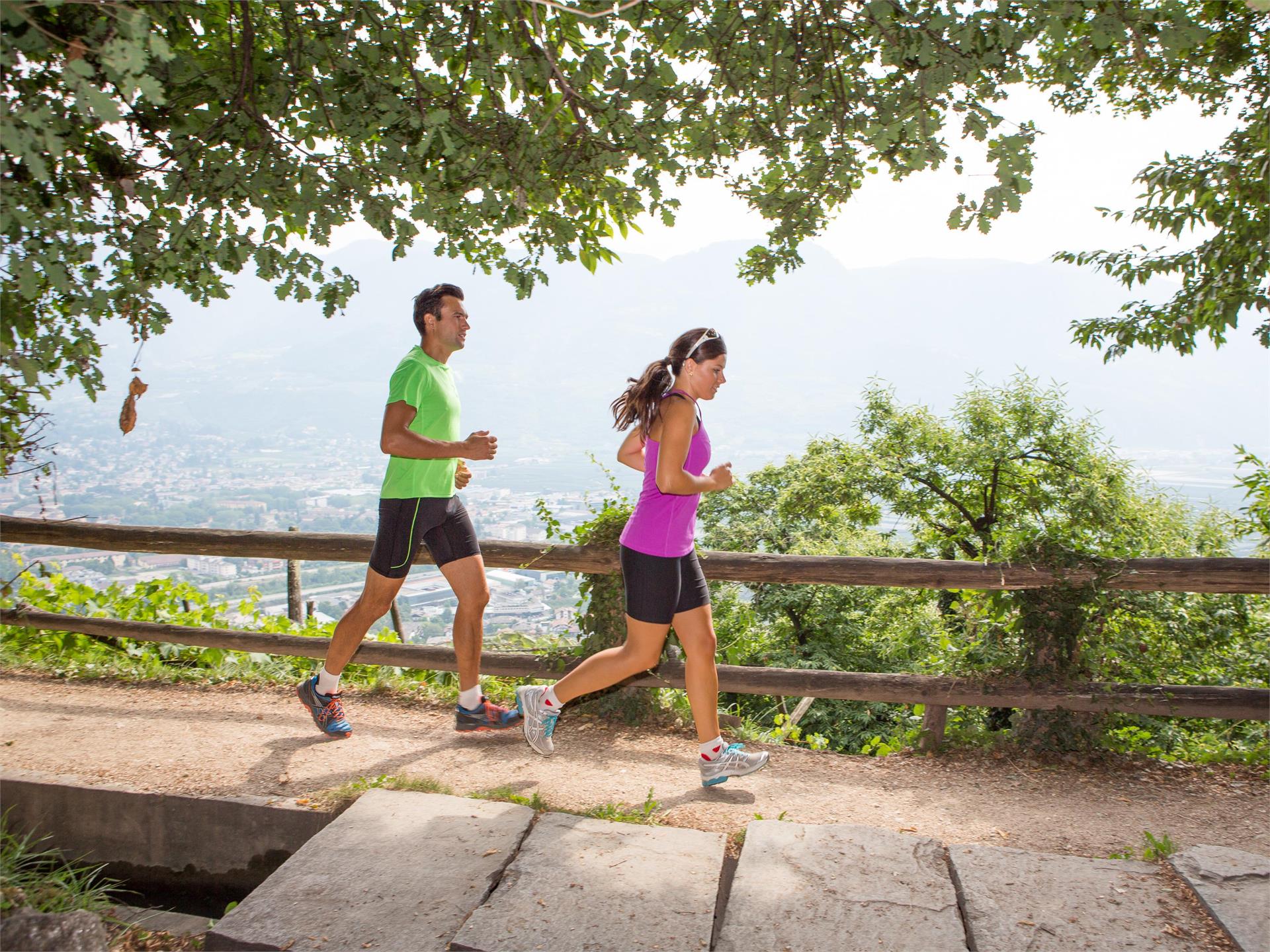 Joggen am Marlinger Waalweg Marling 2 suedtirol.info