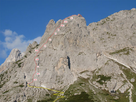 Via ferrata: Arzalpenturm Sesto 2 suedtirol.info