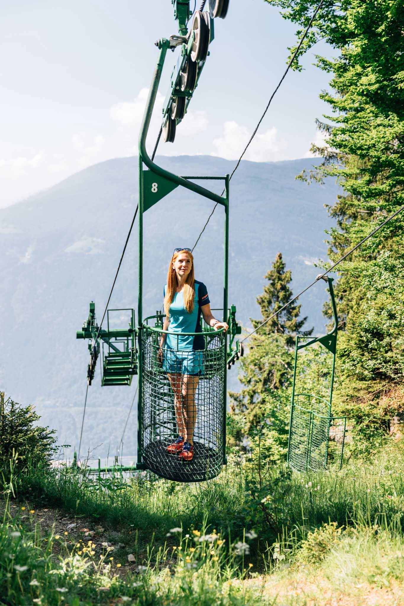 Gondola basket lift Vellau-Leiter Alm Algund/Lagundo 5 suedtirol.info