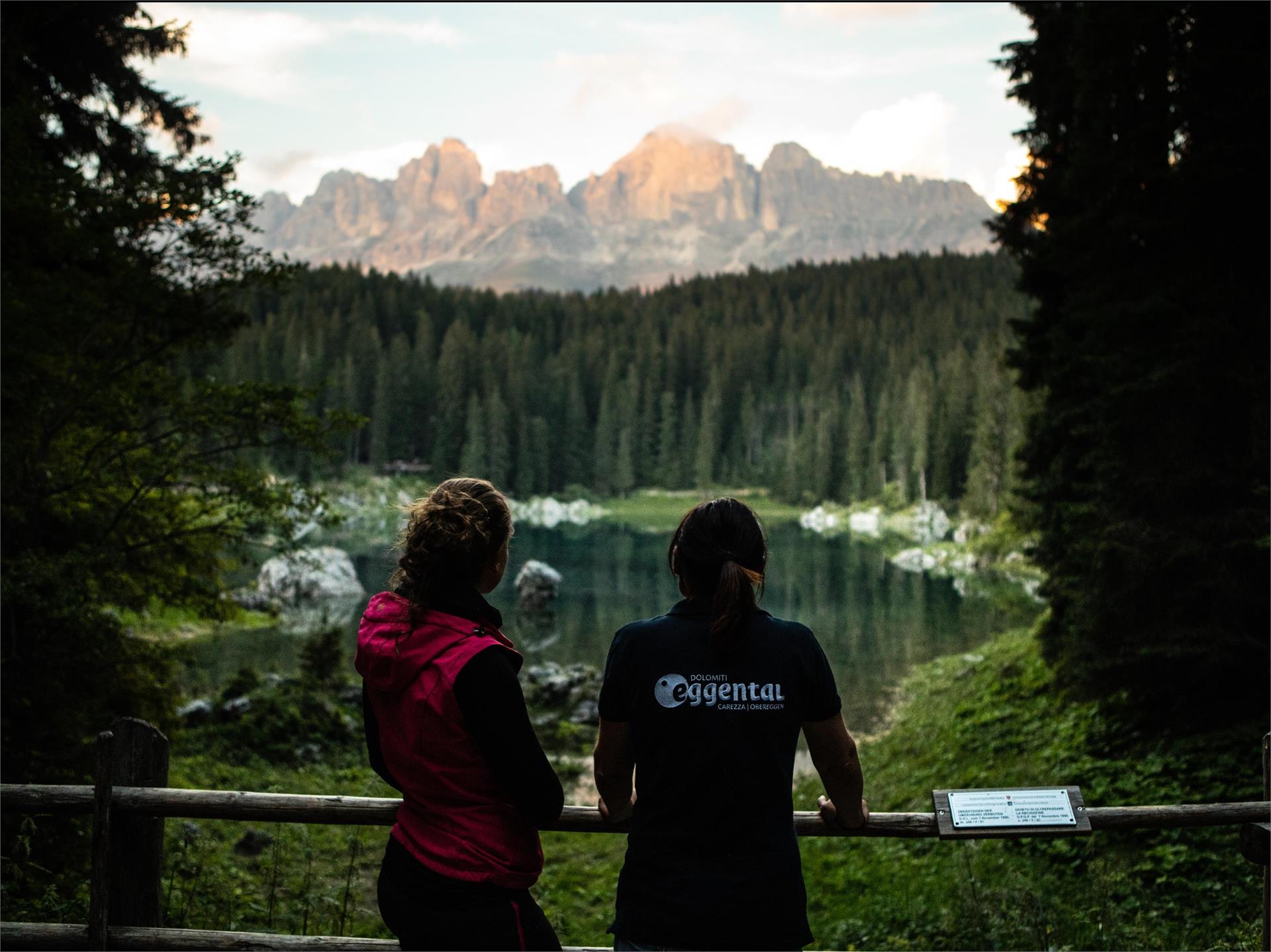 Long circular route at Lake Carezza Welschnofen/Nova Levante 1 suedtirol.info