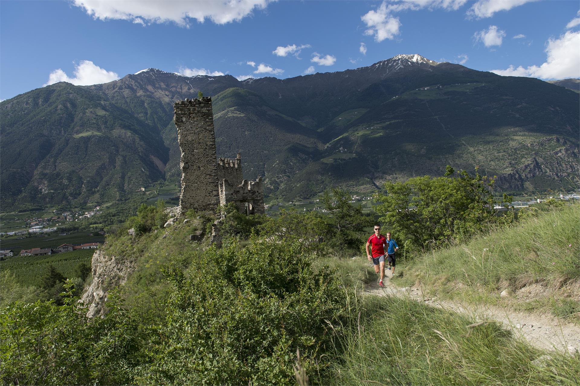 Path along the water channel at Morter Latsch/Laces 2 suedtirol.info