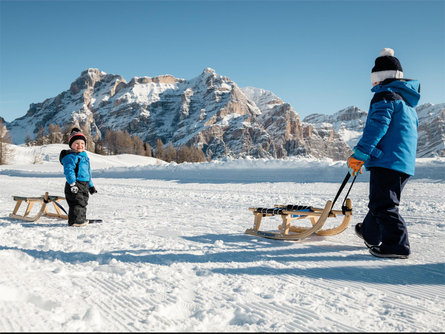 Natural toboggan run "Tru liösa Foram" in San Cassiano Badia 1 suedtirol.info