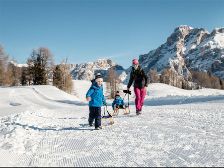 Natural toboggan run "Tru liösa Foram" in San Cassiano Badia 3 suedtirol.info