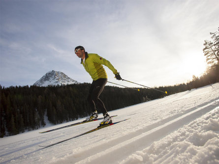 Nauders - Langlaufroute Schwarzer See cross-country ski run Graun im Vinschgau/Curon Venosta 2 suedtirol.info