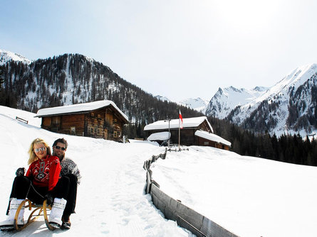 Pista slittino Tristenbach-Rio Bianco Valle Aurina 1 suedtirol.info