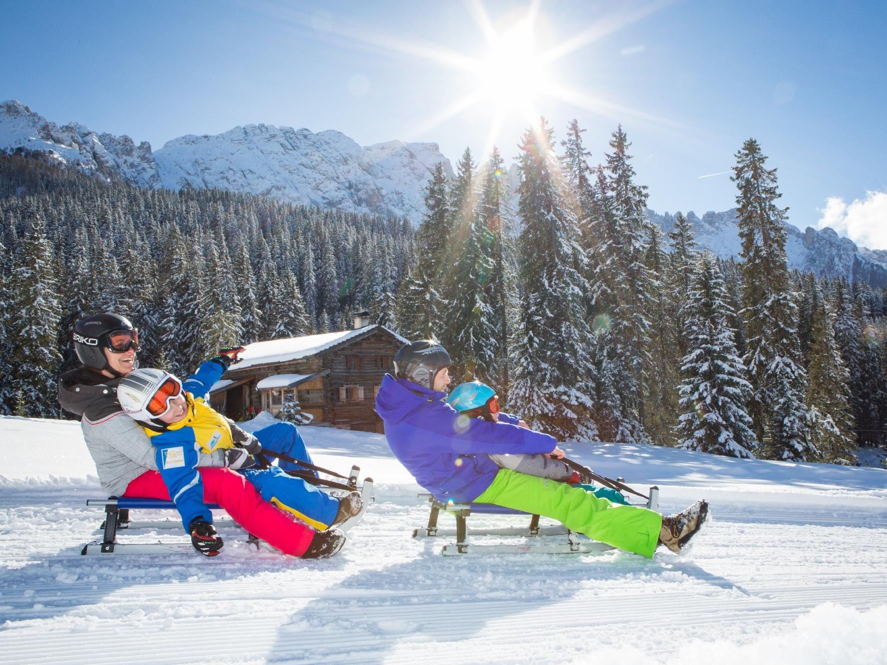 Pista da slittino Hubertus a Carezza Nova Levante 2 suedtirol.info