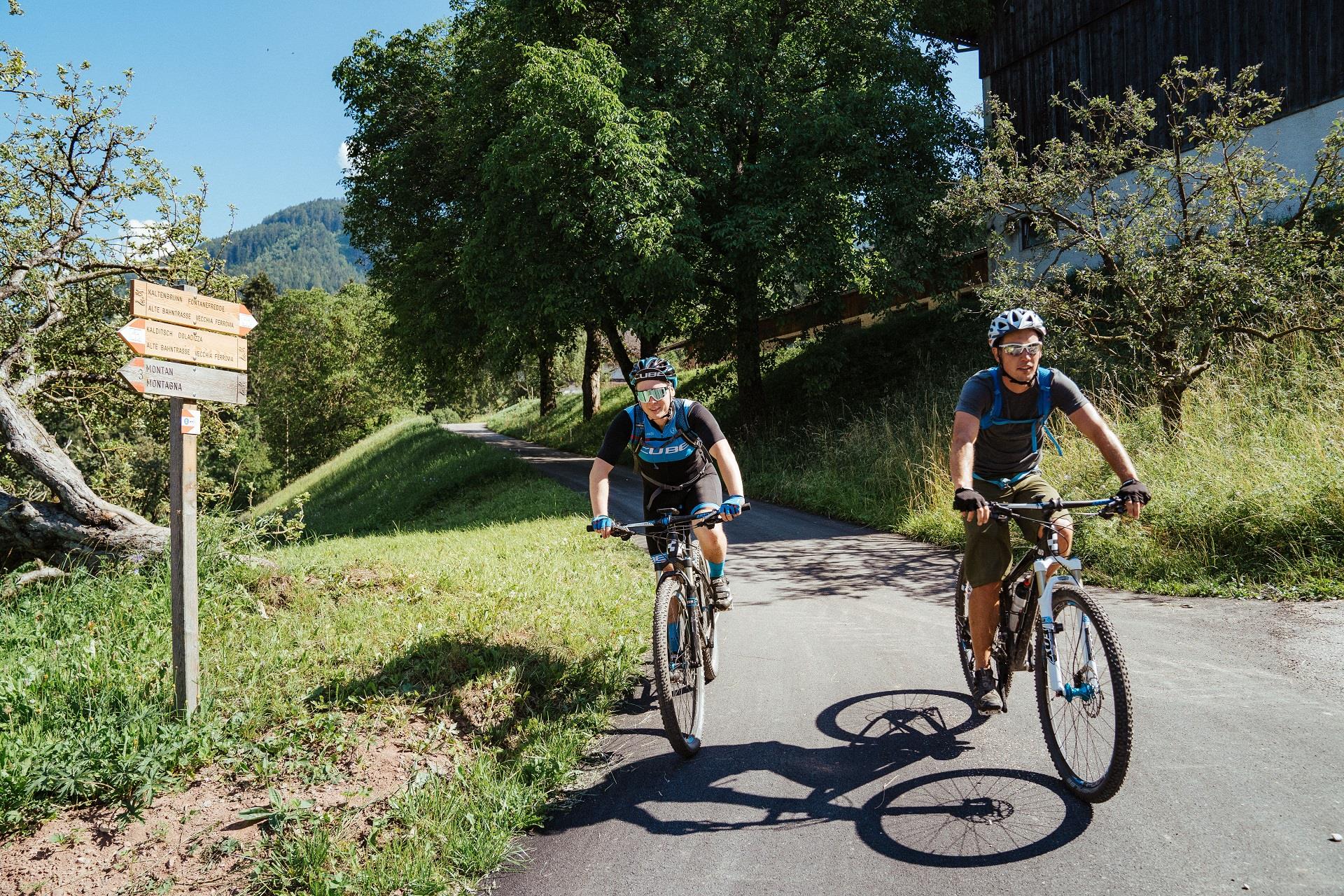 Percorso ciclabile Vecchia Ferrovia Ora 7 suedtirol.info